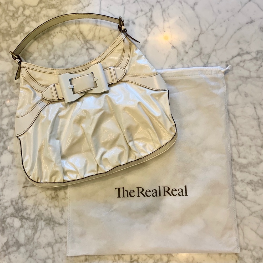 Authentic Gucci Dialux Coated Canvas Hobo Bag